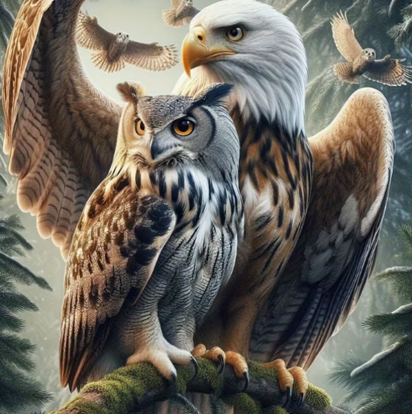Diamond Painting  Adler & Eule